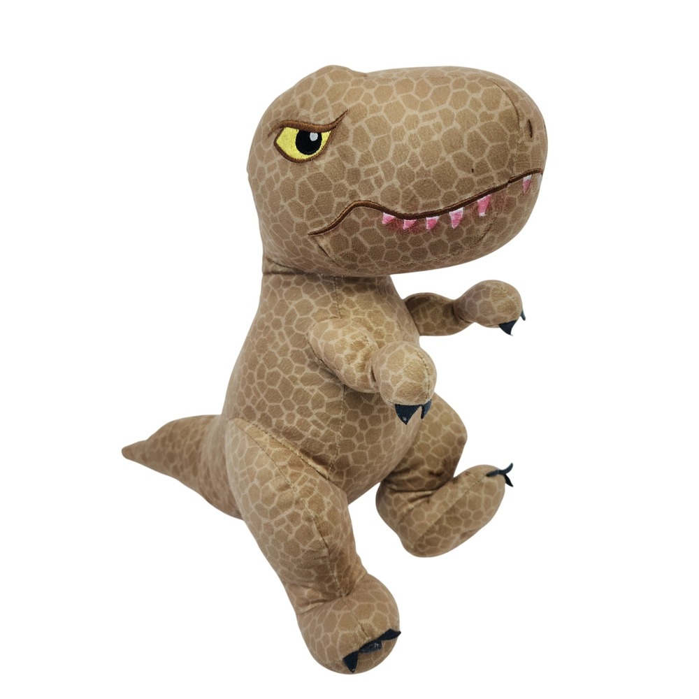 Jurassic World T-Rex Plush‎ Stuffed Animal Tan Brown Dinosaur 11.5 Inch Toy